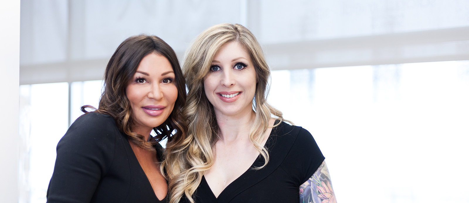 Amy and Kerri owners of Vibe Salon MediSpa in Bedford NS